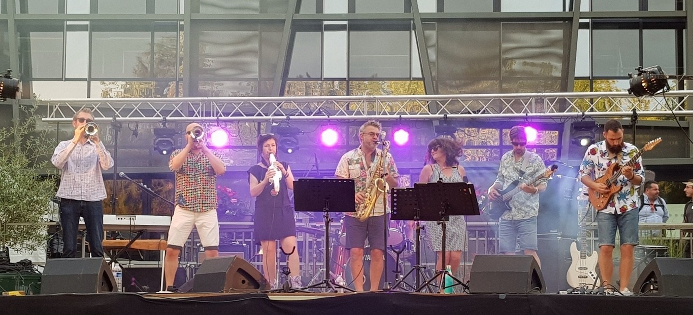 Pura Vida sur scène extérieure - Artannes 2019